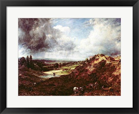 Framed Branch Hill Pond, Hampstead Heath, 1828 Print