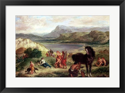 Framed Ovid among the Scythians, 1859 Print