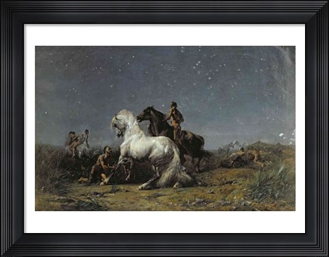 Framed Horse Thieves Print