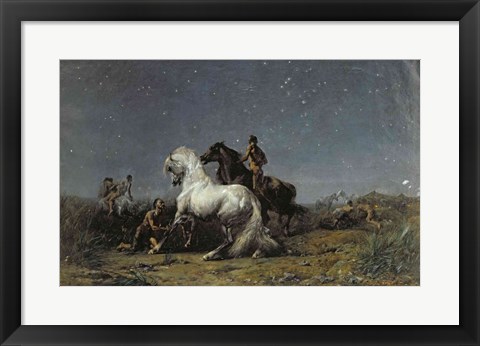 Framed Horse Thieves Print