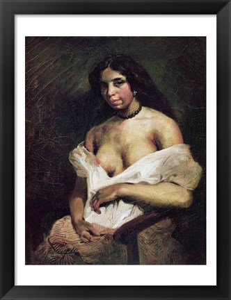 Framed Mulatto Woman Print