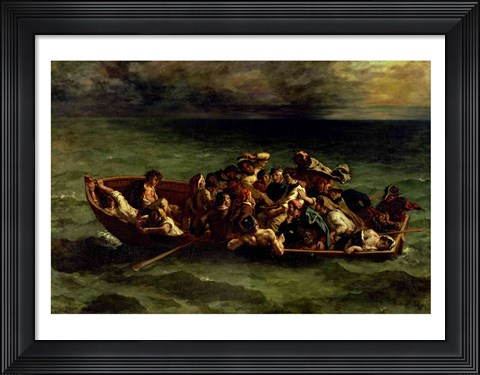 Framed Shipwreck of Don Juan, 1840 Print