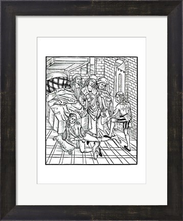 Framed Study for The Death of Sardanapalus Print