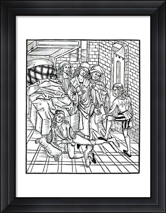 Framed Study for The Death of Sardanapalus Print