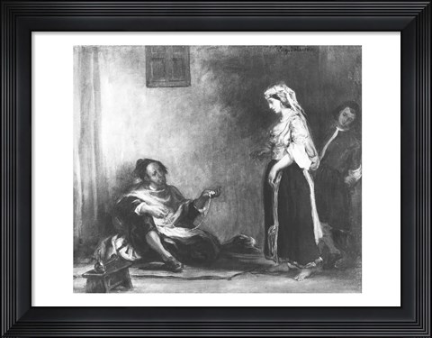 Framed Arab Merchant Print