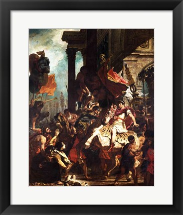 Framed Justice of Trajan Print