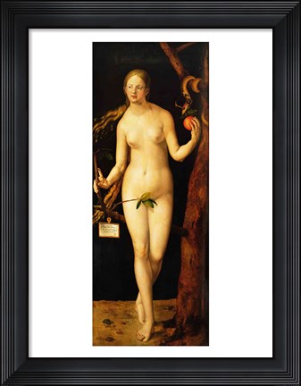 Framed Eve, 1507 Print
