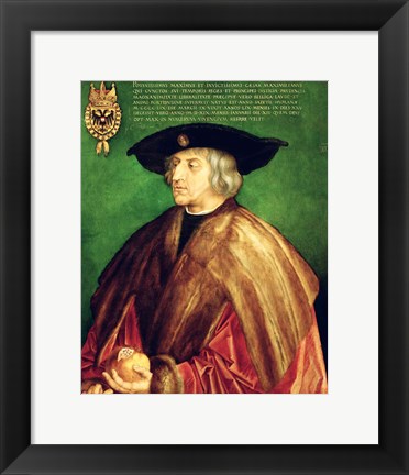 Framed Emperor Maximilian I Print