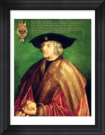 Framed Emperor Maximilian I Print