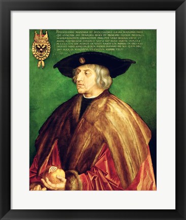 Framed Emperor Maximilian I Print