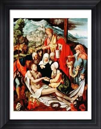 Framed Lamentation for Christ Print