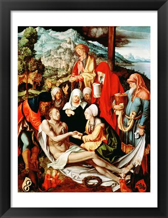 Framed Lamentation for Christ Print