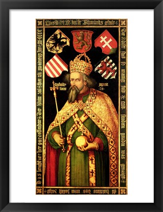 Framed Emperor Sigismund Print