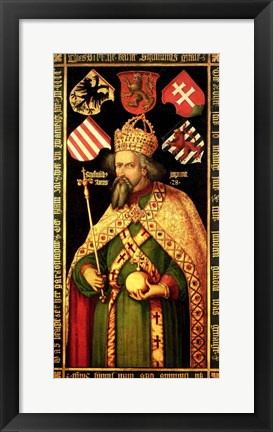 Framed Emperor Sigismund Print