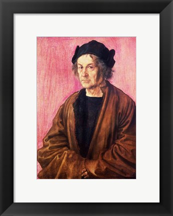 Framed Albrecht Durer&#39;s Father, 1497 Print