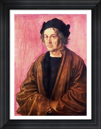 Framed Albrecht Durer&#39;s Father, 1497 Print