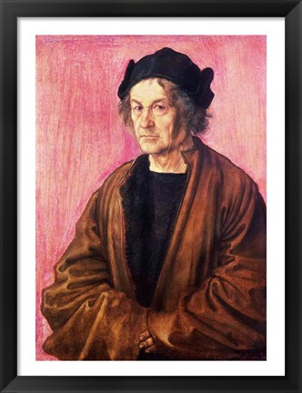 Framed Albrecht Durer&#39;s Father, 1497 Print