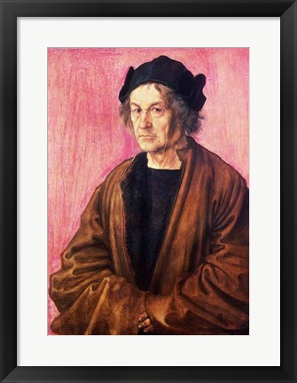 Framed Albrecht Durer&#39;s Father, 1497 Print