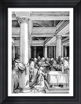 Framed Presentation in the Temple Print