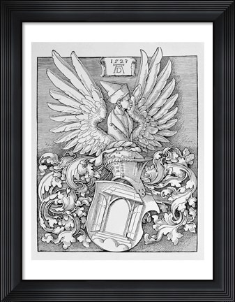 Framed Coat of Arms of the Durer Family Print
