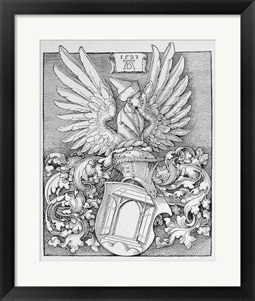 Framed Coat of Arms of the Durer Family Print