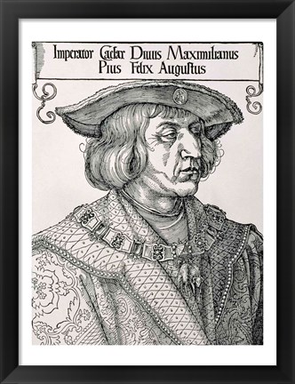 Framed Emperor Maximilian I of Germany Print