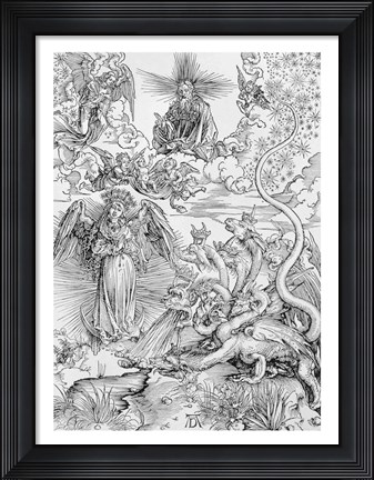 Framed Apocalyptical scene, from the &#39;Apocalypse&#39; Print