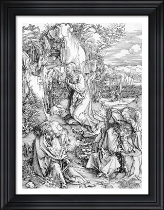 Framed Agony in the Garden from the &#39;Great Passion&#39; Print