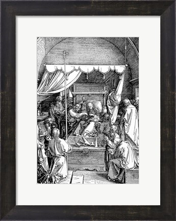 Framed Death of the Virgin from the &#39;Life of the Virgin&#39; Print