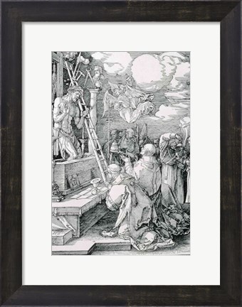 Framed Mass of St. Gregory: Christ appearing as the Man of Sorrows Print