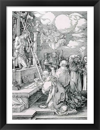 Framed Mass of St. Gregory: Christ appearing as the Man of Sorrows Print