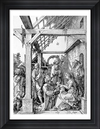 Framed Adoration of the Magi, 1511 Print