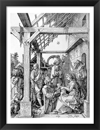 Framed Adoration of the Magi, 1511 Print