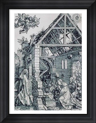 Framed Adoration of the Shepherds Print