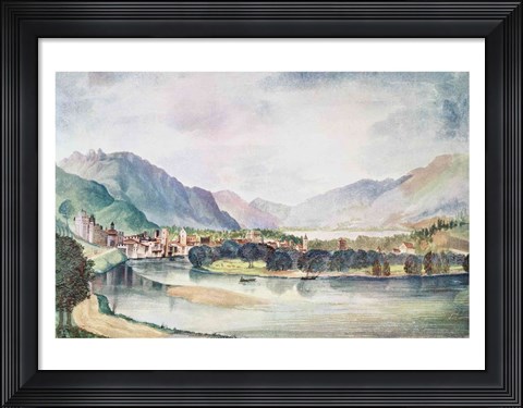 Framed View of Trente, 1494 Print