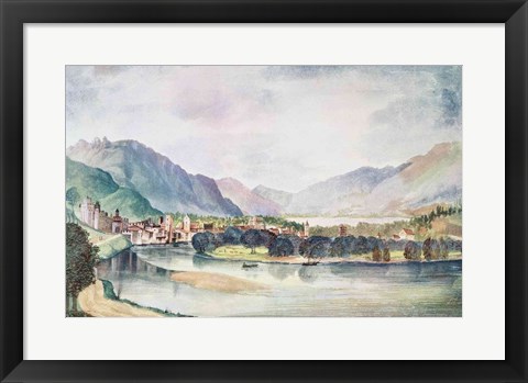 Framed View of Trente, 1494 Print