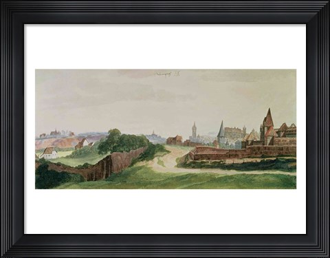 Framed View of Nuremberg Print