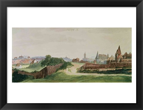 Framed View of Nuremberg Print