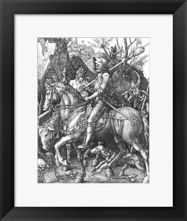 Framed Knight, Death and the Devil, 1513 Print