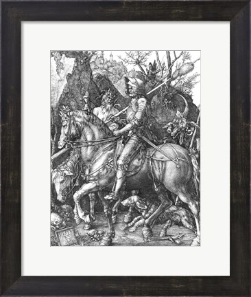 Framed Knight, Death and the Devil, 1513 Print