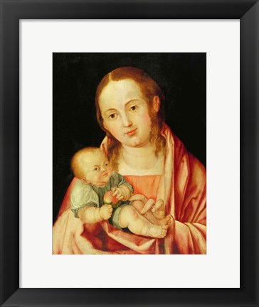 Framed Mary and her Child Print