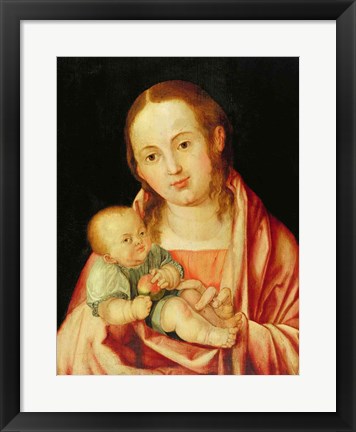 Framed Mary and her Child Print