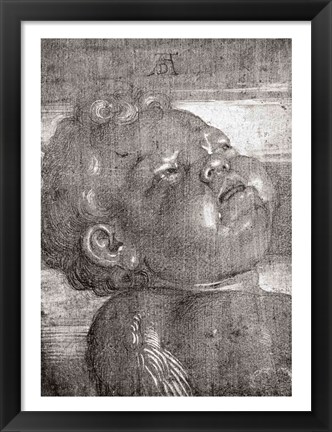 Framed Cherubim Crying, 1521 Print