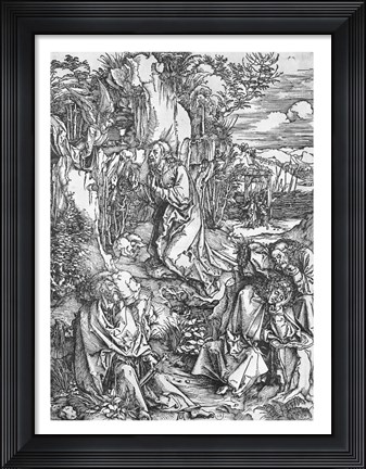 Framed Jesus Christ on the Mount of Olives Print