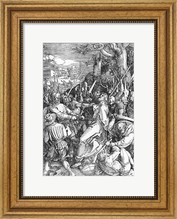 Framed Arrest of Jesus Christ, 1510 Print