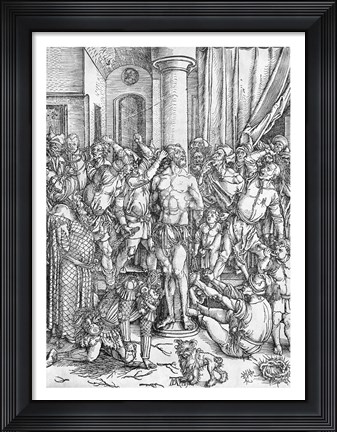 Framed Flagellation of Jesus Christ Print