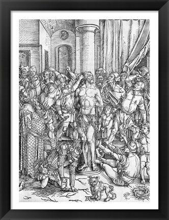 Framed Flagellation of Jesus Christ Print