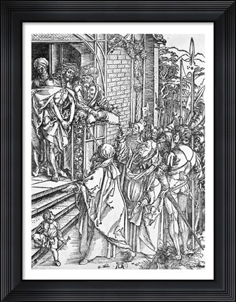 Framed Christ presented to the people Print