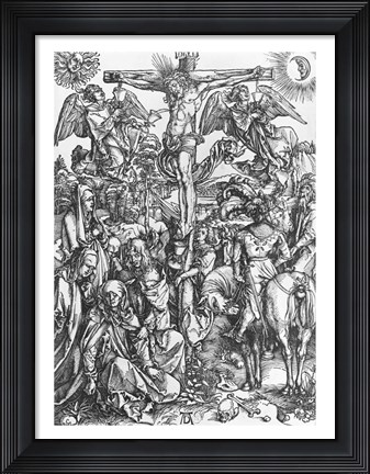 Framed Christ on the cross Print