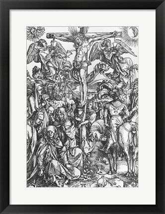 Framed Christ on the cross Print